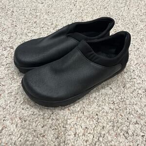 Kalso Mana Black Leather Negative Heel Shoes Sz 10 Men's Casual Comfort